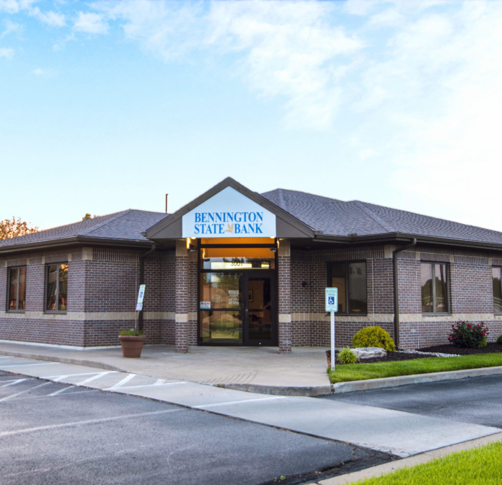 Bennington State Bank Topeka location, 3001 SW Wanamaker Rd., Formerly Alliance Bank
