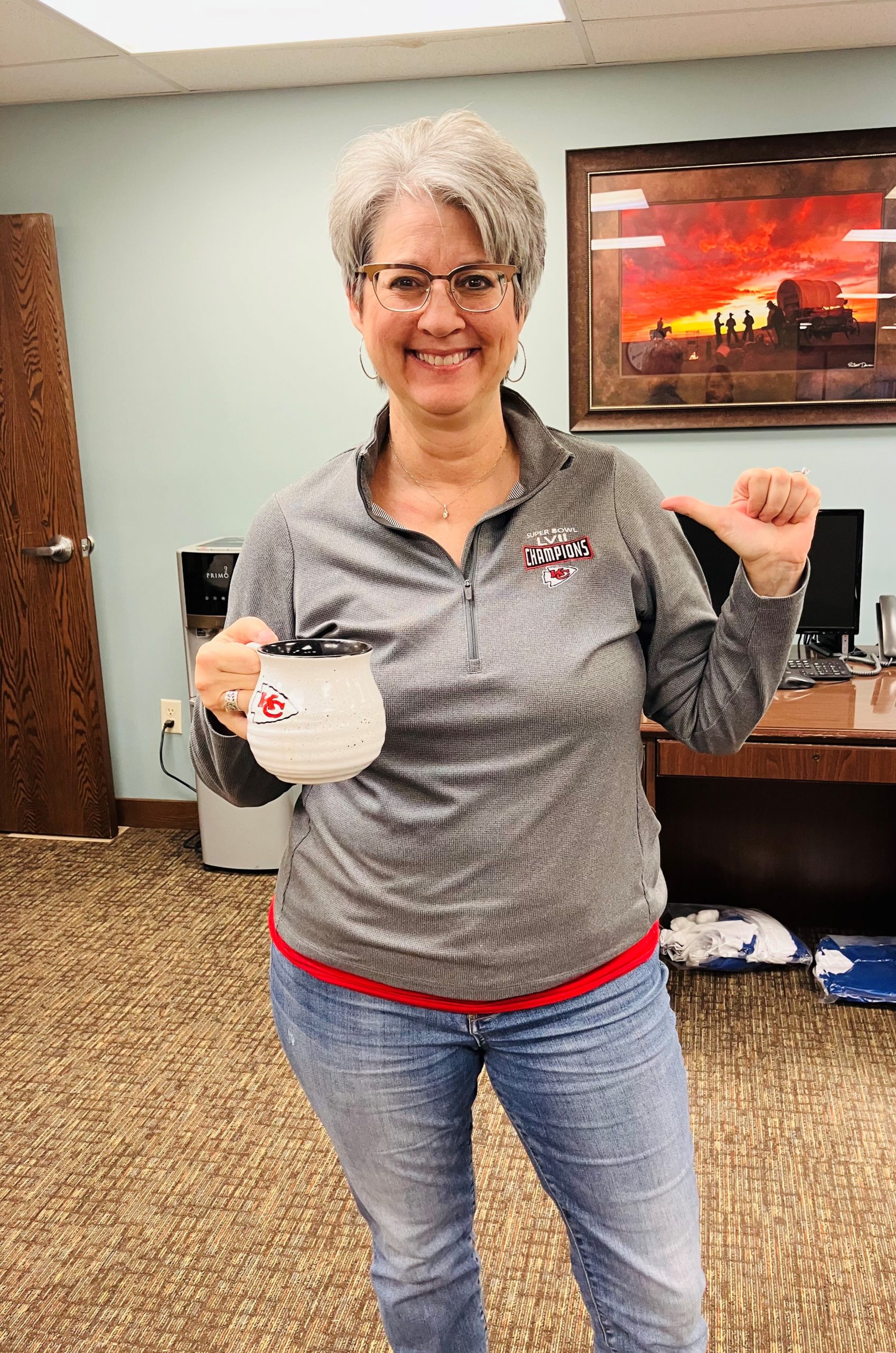 Chiefs Super Bowl Bennington State Bank Laurie Aufdemberge Chiefs Super Bowl Bennington State Bank Laurie Aufdemberge